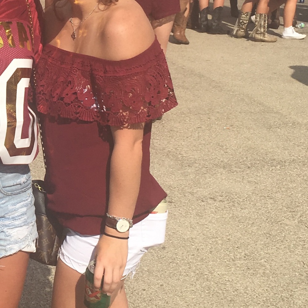 Off the shoulder top